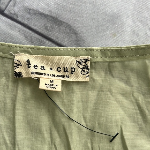 NWOT TEA & CUP fit & flare sleeveless maxi dress size medium - Picture 11 of 14